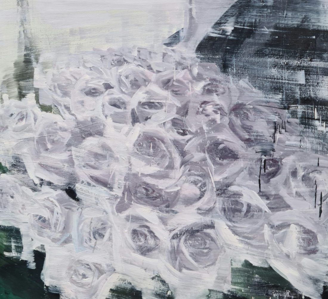 "Rose de Paris" 130x97cm - série "Élégance"